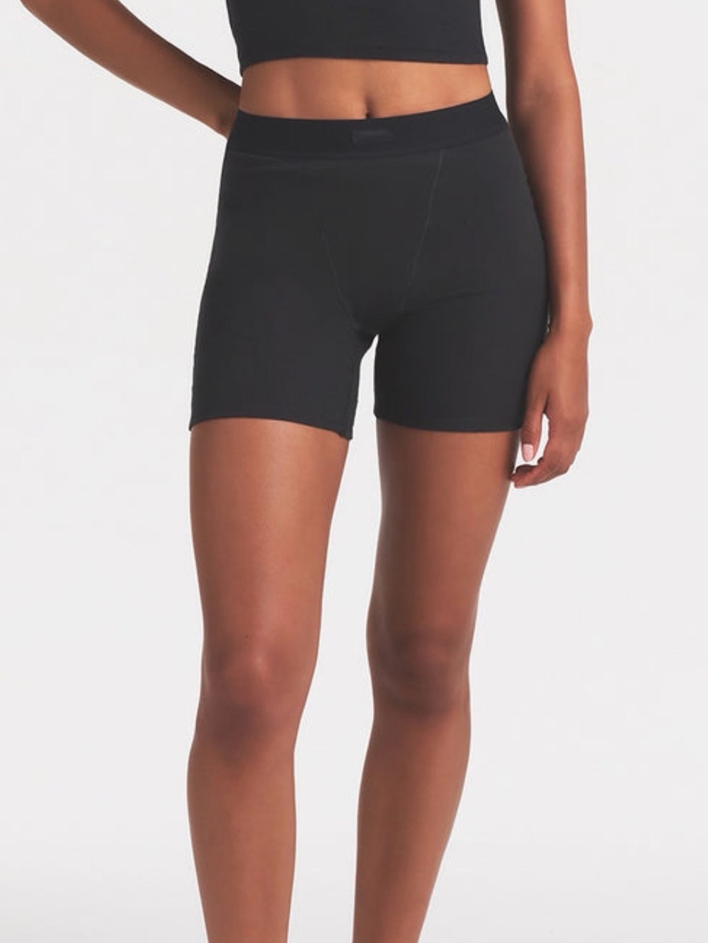 NWT Skims (M) Women’s Cotton Rib Boxers Onyx